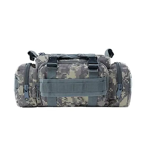 Tactical MOLLE-Compatible Shoulder Bag with Multiple Compartments